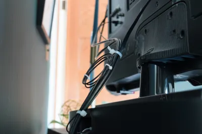 How to Safely Hide Cables Behind a Wall? Photo