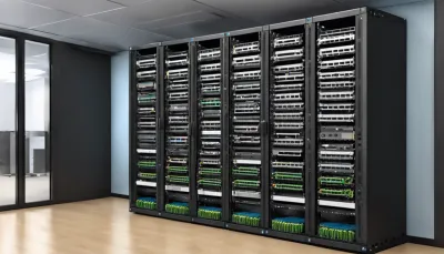 Installation de la baie de brassage Photo