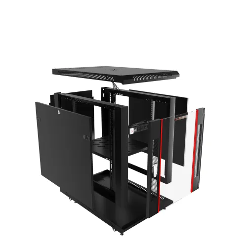 12U 35″ Depth PORTABLE UNDER DESK 19″ Enclosure SYSRACKS SRW 12.900 photo