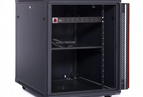 12U 35″ Depth PORTABLE UNDER DESK 19″ Enclosure SYSRACKS SRW 12.900 photo