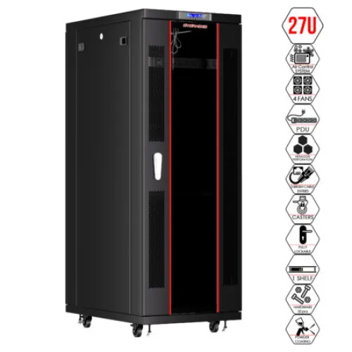 27U 39″ Depth IT & Telecom Cabinet SRF 27.6.10 photo