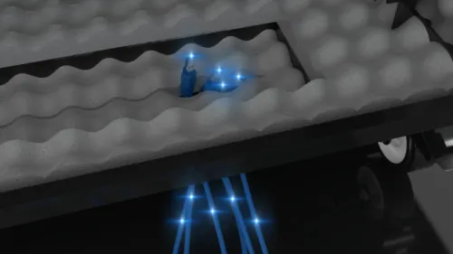 12U 35″ Depth Under Desk Sound Proof Server Cabinet SP 12.900 photo