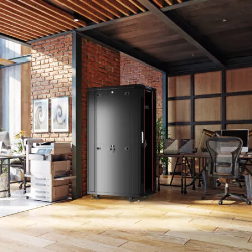 32U 24″ Depth IT & Telecom Cabinet SRF 32.6.6 photo