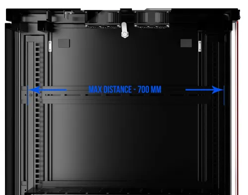 37U 39″ Depth IT & Telecom Cabinet SRF 37.6.10 M photo