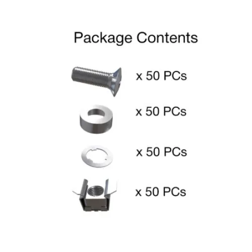 Set of Cage nuts and bolts CAGE50XS photo