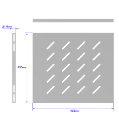 PL-600G Fixed Shelf 1U FOR SRW CABINETS photo