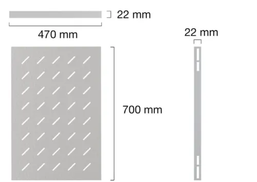 PL-900SRFG Fixed Shelf 1U for SRF cabinets photo