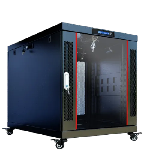 12U 35″ Depth PORTABLE UNDER DESK 19″ Enclosure SYSRACKS PR 12.900 photo