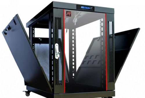 15U 35″ Depth PORTABLE UNDER DESK 19″ Enclosure SYSRACKS PR 15.900 photo