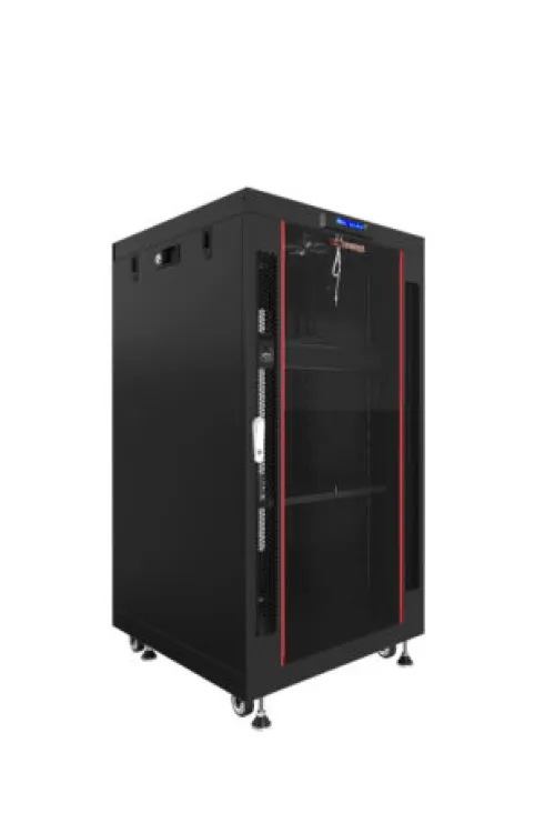 18U 24″ Depth PORTABLE UNDER DESK 19″ Enclosure SYSRACKS PR 18.600 photo