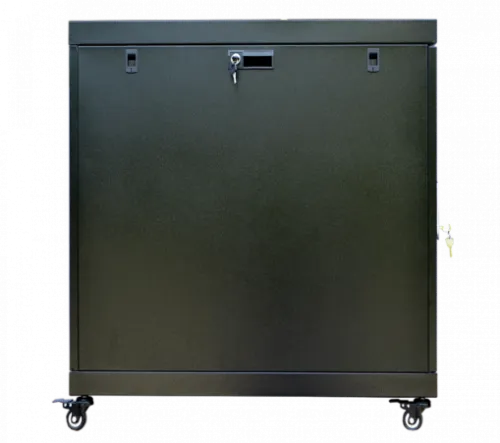 18U 24″ Depth PORTABLE UNDER DESK 19″ Enclosure SYSRACKS PR 18.600 photo