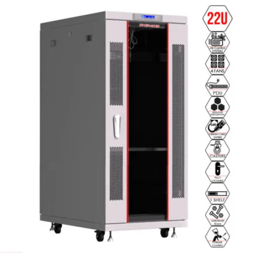 22U 35″ Depth (24″x35″x49″) 19″ IT & Telecom Cabinet SYSRACKS SRF 22.6.9 G photo