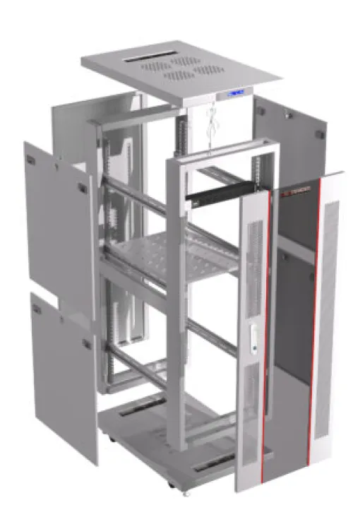 32U 35″ Depth (24×35×66) 19″ IT & Telecom Cabinet SYSRACKS SRF 32.6.9 G photo
