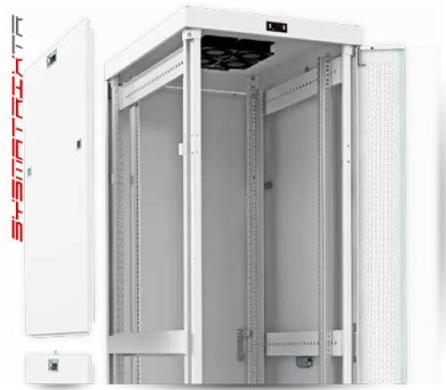 42U 35″ Depth (24×35×84) 19″ IT & Telecom Cabinet SYSRACKS SRF 42.6.9 G photo