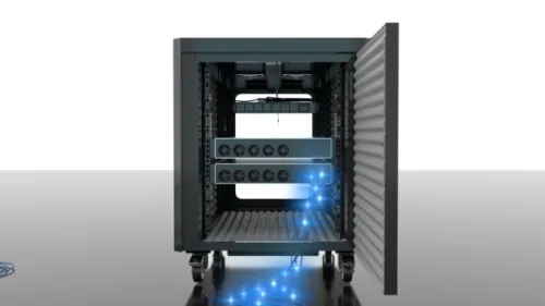 15U 35″ Depth Under Desk Sound Proof Server Cabinet SP 15.900 photo