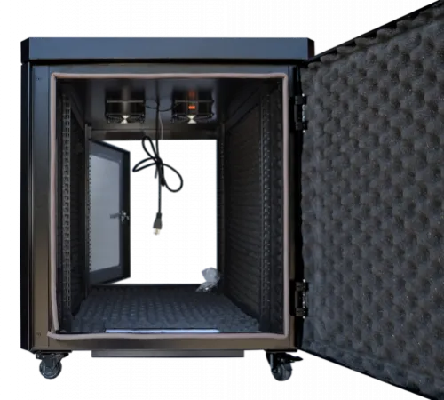 18U 35″ Depth Under Desk Sound Proof Server Cabinet SP 18.900 photo