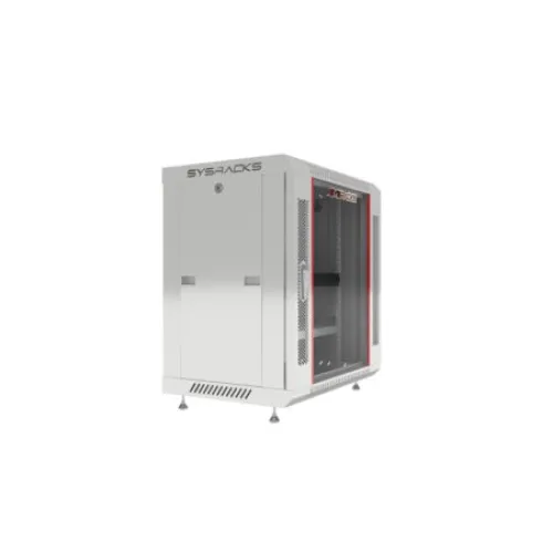 12U 18″ Depth Wall Mount 19″ GREY Enclosure photo