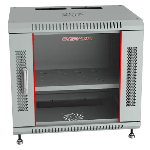 12U 24″ Depth (24×24×24,5) Wall Mount 19″ Enclosure SYSRACKS SRW 12.600 G photo