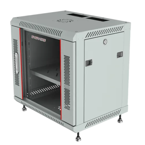 12U 24″ Depth (24×24×24,5) Wall Mount 19″ Enclosure SYSRACKS SRW 12.600 G photo