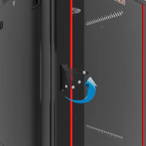 12U 24 in. Depth Wall Mount 19″ Enclosure SRE 12.600 photo