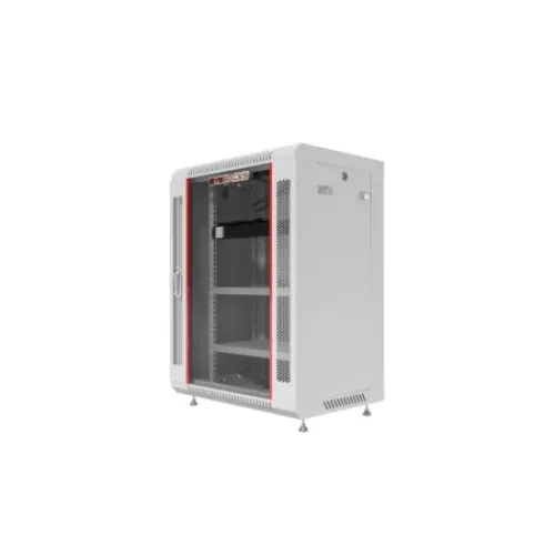 15U 18″ Depth Wall Mount 19″ GREY Enclosure photo