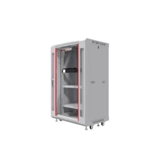 18U 18″ Depth Wall Mount 19″ GREY Enclosure photo