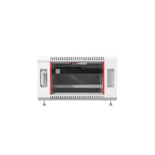 6U 18″ Depth Wall Mount 19″ GREY Enclosure photo