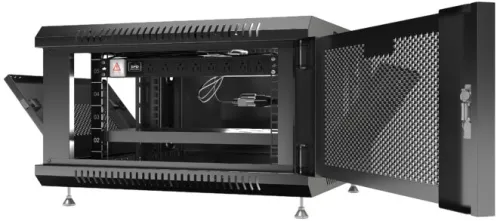 6U 24″ Depth Wall Mount 19″ MESH Enclosure SYSRACKS SRW 6.600M photo