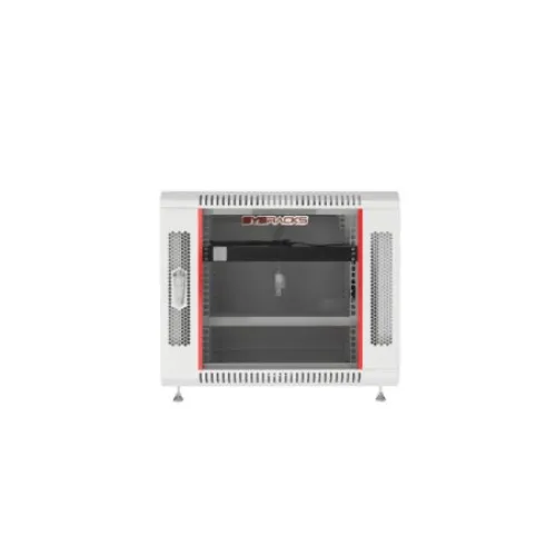 9U 18″ Depth Wall Mount 19″ GREY Enclosure photo