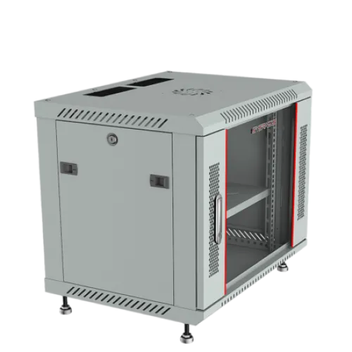 9U 24″ Depth (24×24×19) Wall Mount 19″ Enclosure SYSRACKS SRW 9.600 G photo